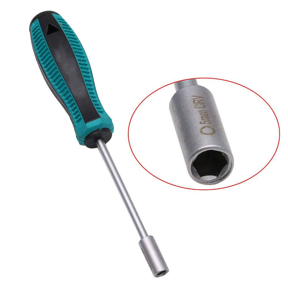 3.5 4 5 5.5 6mm Socket Screwdriver Steel Socket Wrench Hex Key Spanner Nut Driver Hex Wrench Hexagonal Screw Driver Repair Tool