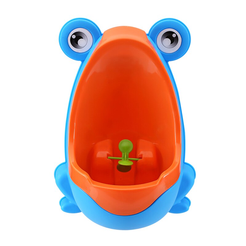 Kikker Kinderen Potty Toilet Training Kids Urinoir Voor Jongens Plast Trainer Badkamer Met Gericht Doel @ Ls: Blauw
