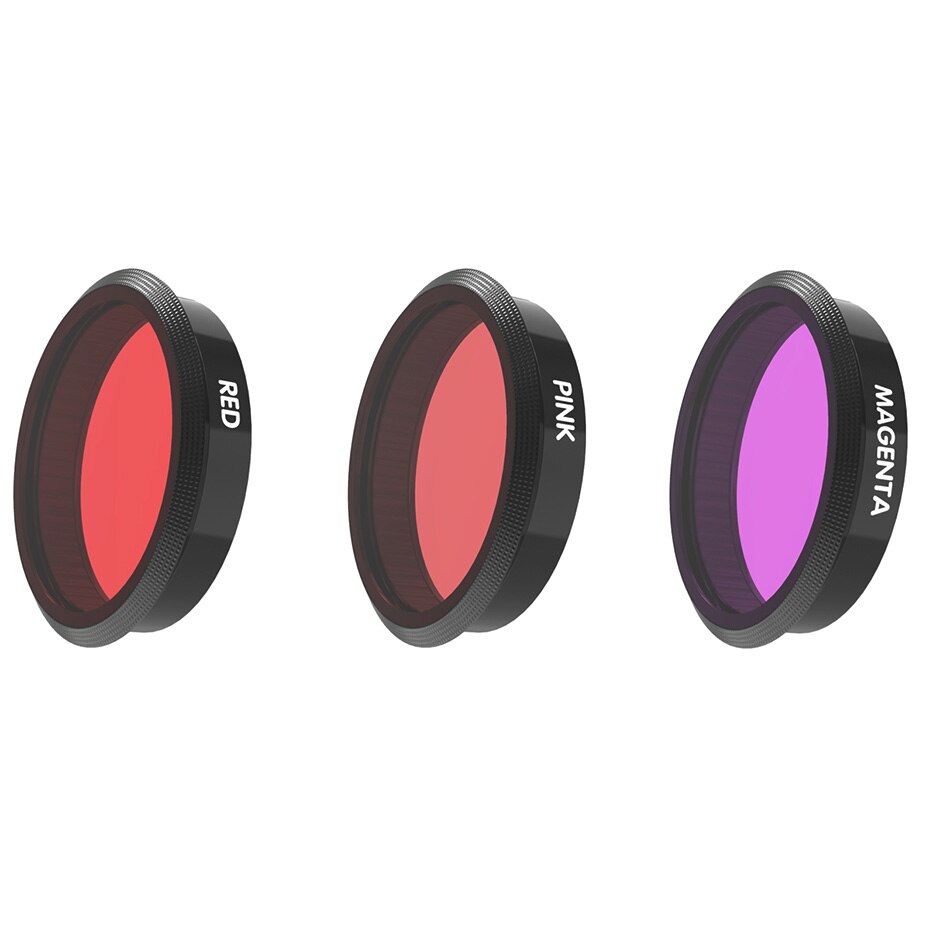 Per DJI Osmo Macchina Fotografica di Azione di Filtro UV/CPL/ND 8 16 32 64/Naturale di Notte Lens Filtri kit Per Osmo Action Accessori Fast-Installare: 3 Colour Kit