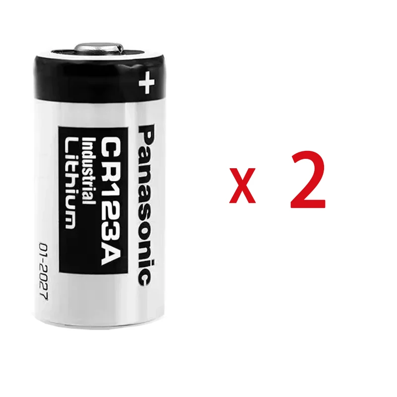 Oryginalna bateria litowa Panasonic 123 3 V Arlo CR123A CR17345 DL123A EL123A 123A: FIOLETOWY