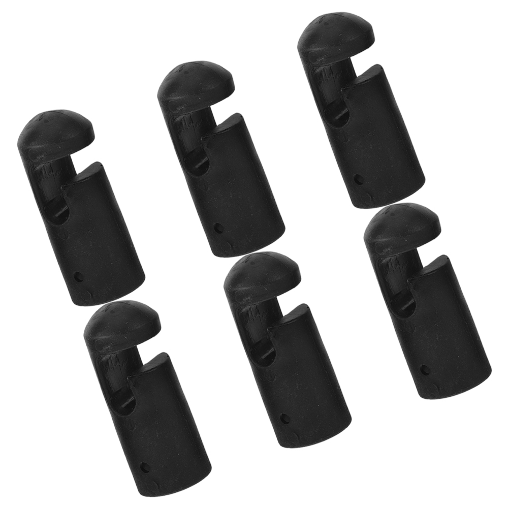 6-teilige Trampolin-Stangenabdeckung, Ersatz-Gehäusekappen, universelle Abdeckungen, Zeltfaserstangen-Zubehör: Default Title