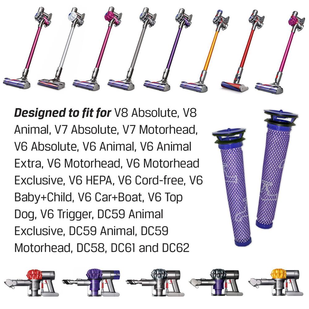 Recambios de filtros para dyson v6, v7, v8, dc62, DC61, DC58, DC59, DC74, filtro de aspiradora, Parte #965661-01