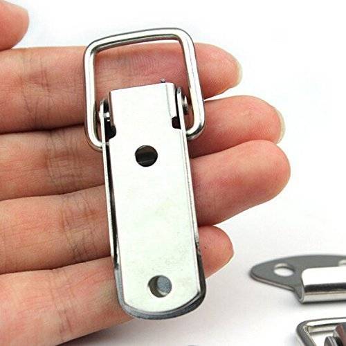 10Pcs Hardware Cabinet Boxes Spring Loaded Toggle Toolbox Cabinet Clamps Box Toggle Latch Clasp Buckle Trunk Latch Catches
