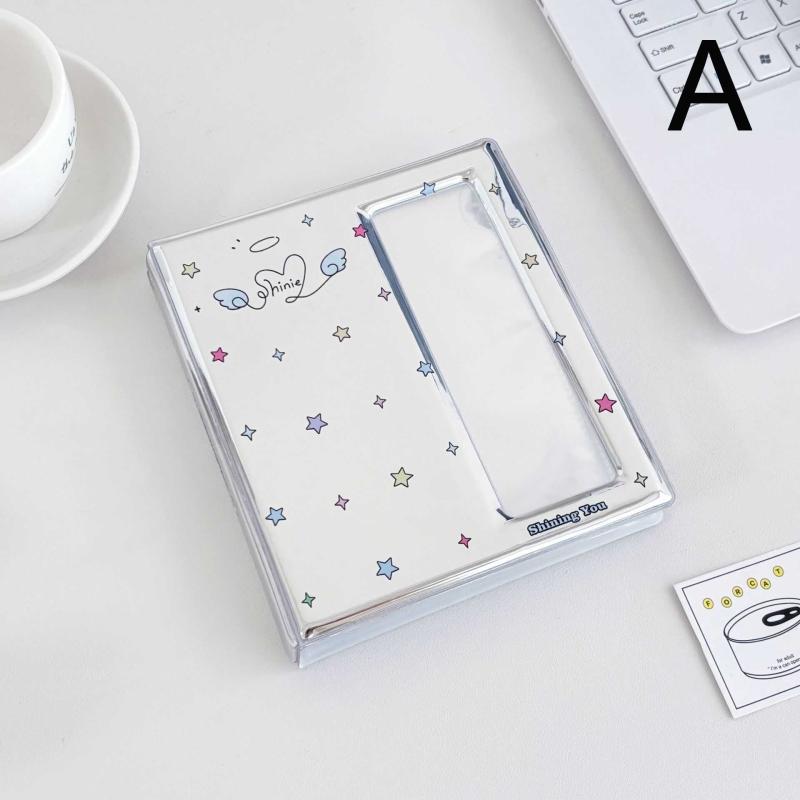 Cartoon 4-raster Photo Booth-album - biedt plaats aan 40 stuks 2x6 inch strips en 20 stuks 4x6 (4R) foto's (inclusief bladwijzer)