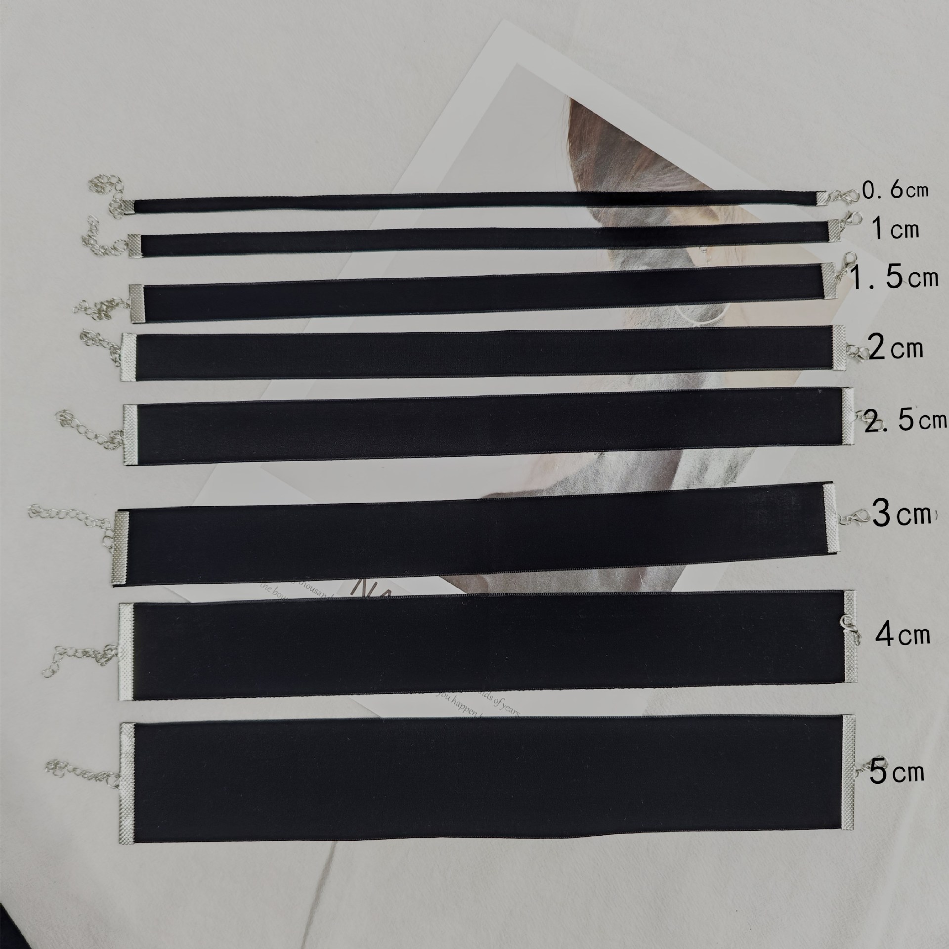 Gargantilla de terciopelo, Collar gótico Vintage con cadena para el cuello, Gargantilla negra para niña y mujer, joyería de en el cuello, accesorios