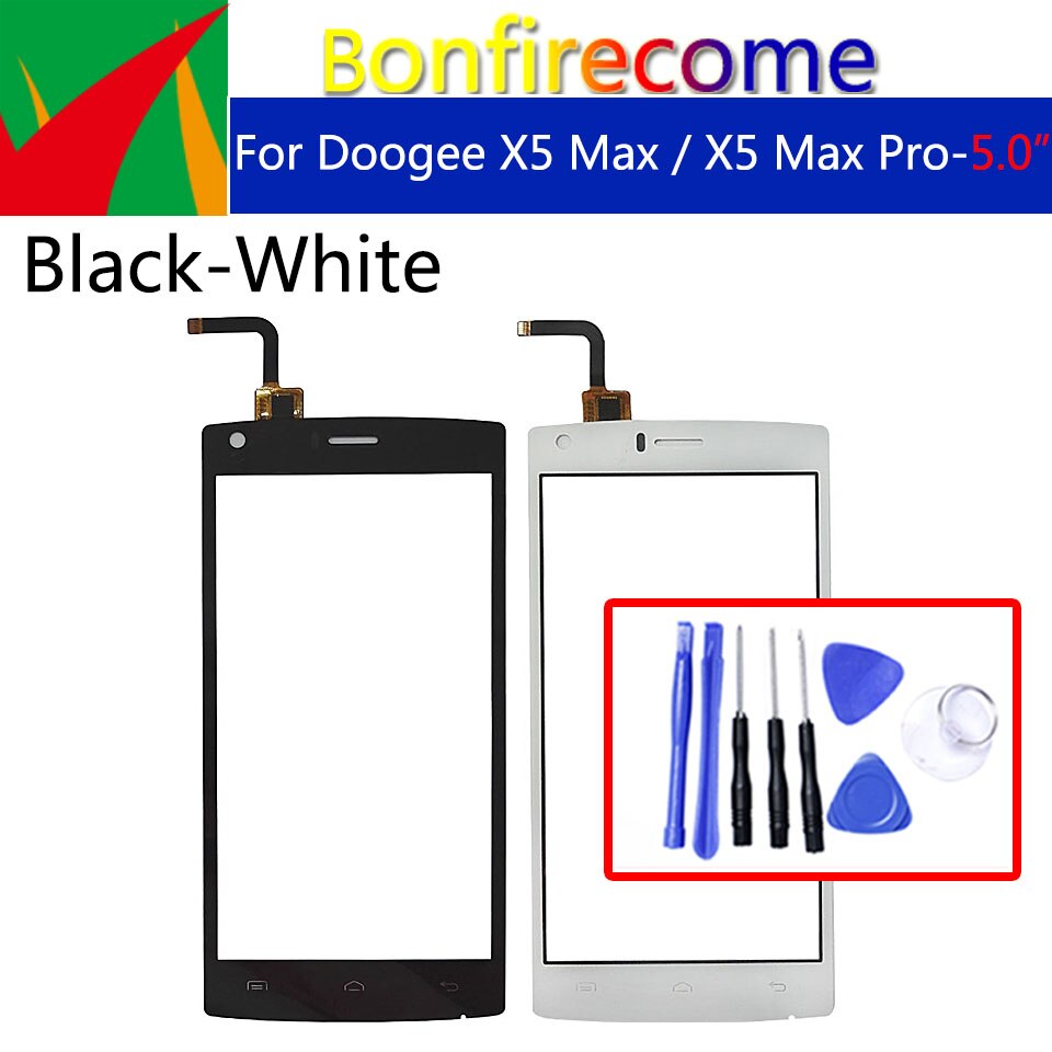 Voor Doogee X5 Max/X5 Max Pro Touch Panel Touch Screen Digitizer Sensor Vervanging Touch Glas Lens Geen Lcd 5.0 Inch