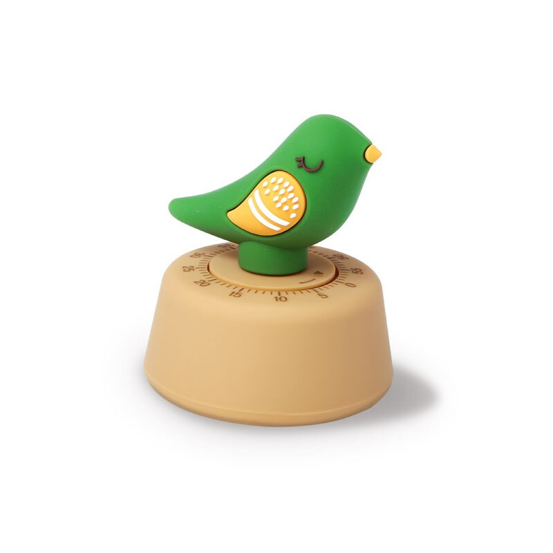 Temporizador de pájaro bonito, herramienta de cuenta atrás para correr, para aprendizaje, cocina, ccassic, contador de viento mecánico: Type 1