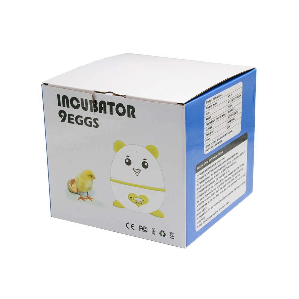 Full Automatic Incubator 9-Eggs Incubator Brooder ... – Vicedeal