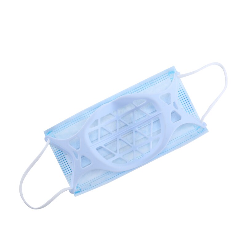 1PC Maske Halfter 3D Silikon Mund Maske Unterstützung Atmen Unterstützen Maske Innere Kissen Halterung Faltbare Maske Halfter Atmungsaktive Ventil