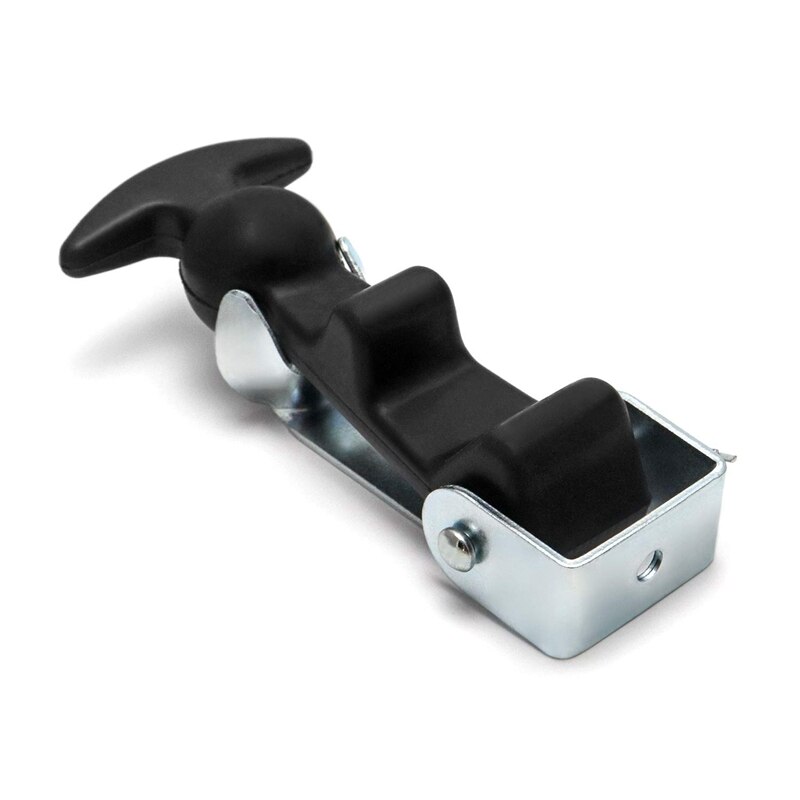 2Packs 4,7 Inch T-Griff Unentschieden Riegel Mit Klammern, Gummi Flexible Haube Fangen T-Griff Haspe, für Haube, Fahrzeug Motor