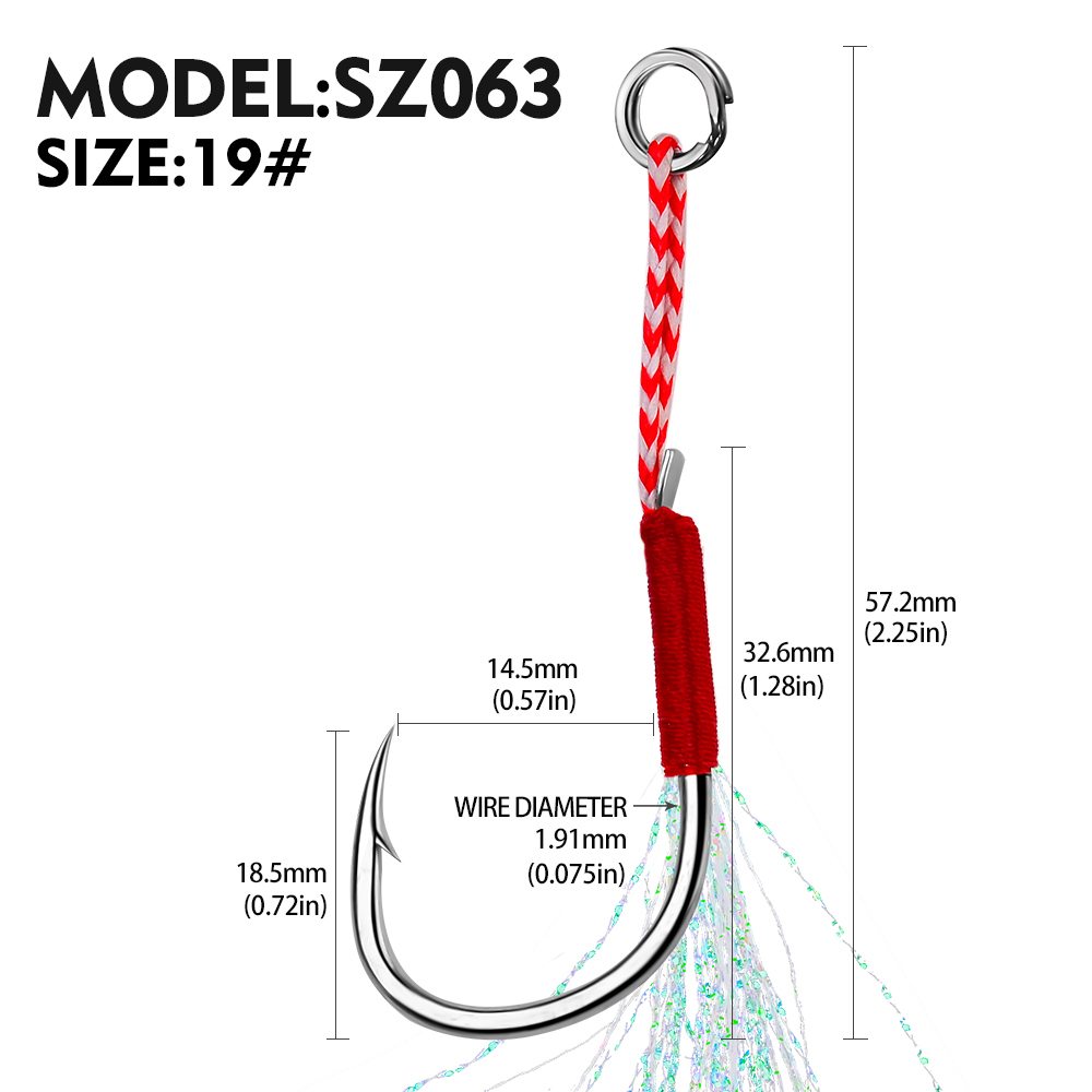 Ganci Per Esche Morbide Pesca 20 Ganci Da Pesca Con Peso Offset - Per Esche Morbide, Taglie 1/0-5/0, Nero, Marca Shaddock Nose Hook - Foto 4