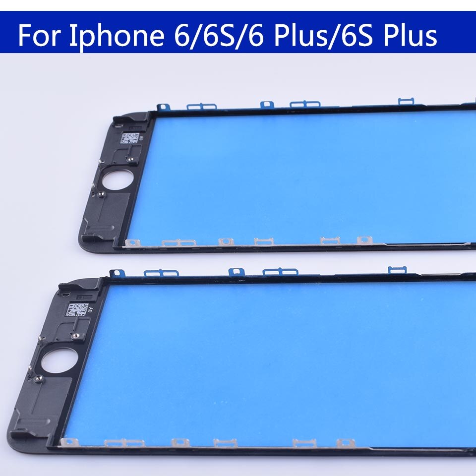 For Iphone-6/6S/6 Plus/6S Plus LCD Front Touch Screen Glass Outer Lens Replacement with frame and OCA complete