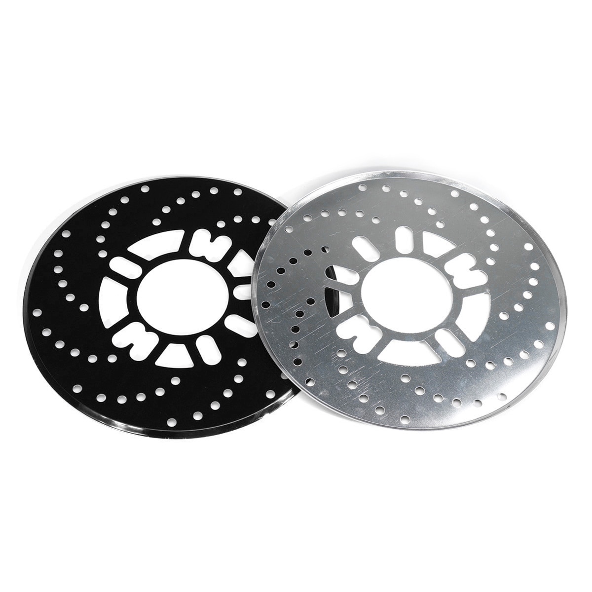 2 st / set automatisk aluminiumlegering bakre trumplåt hjulskivplåt modifiering bromsskydd för 26cm bilbromsar