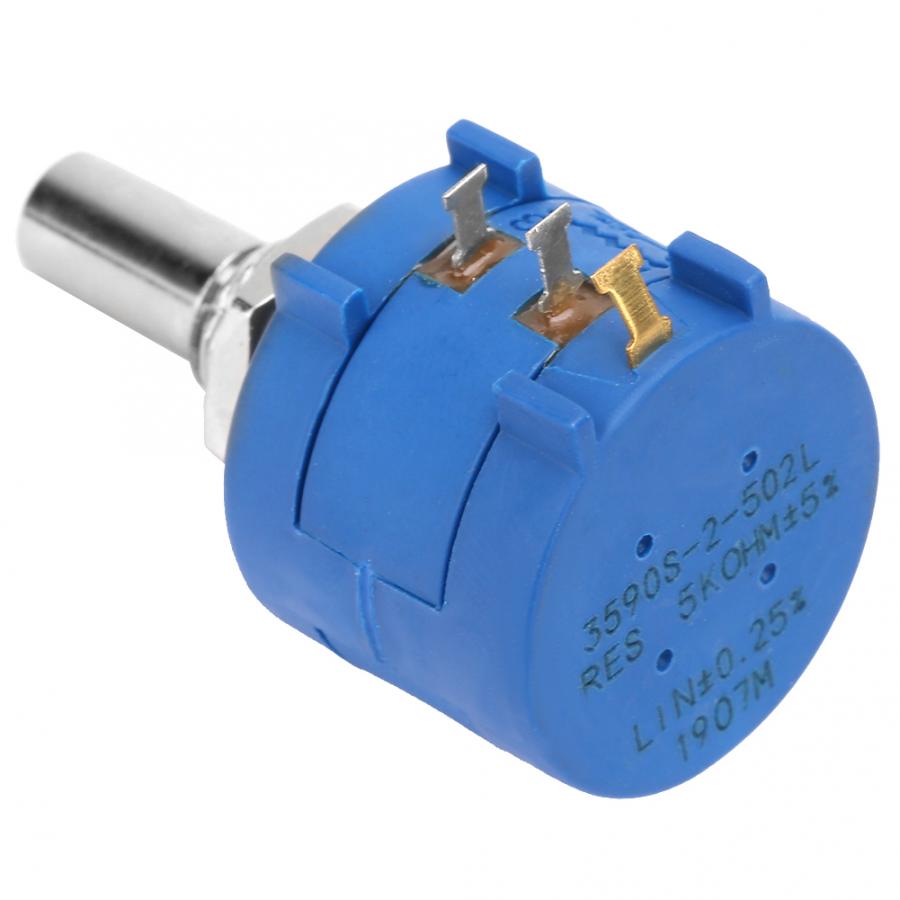 3590S-2-502L 5K Ohm potenciómetro multivuelta de precisión de resistencia ajustable