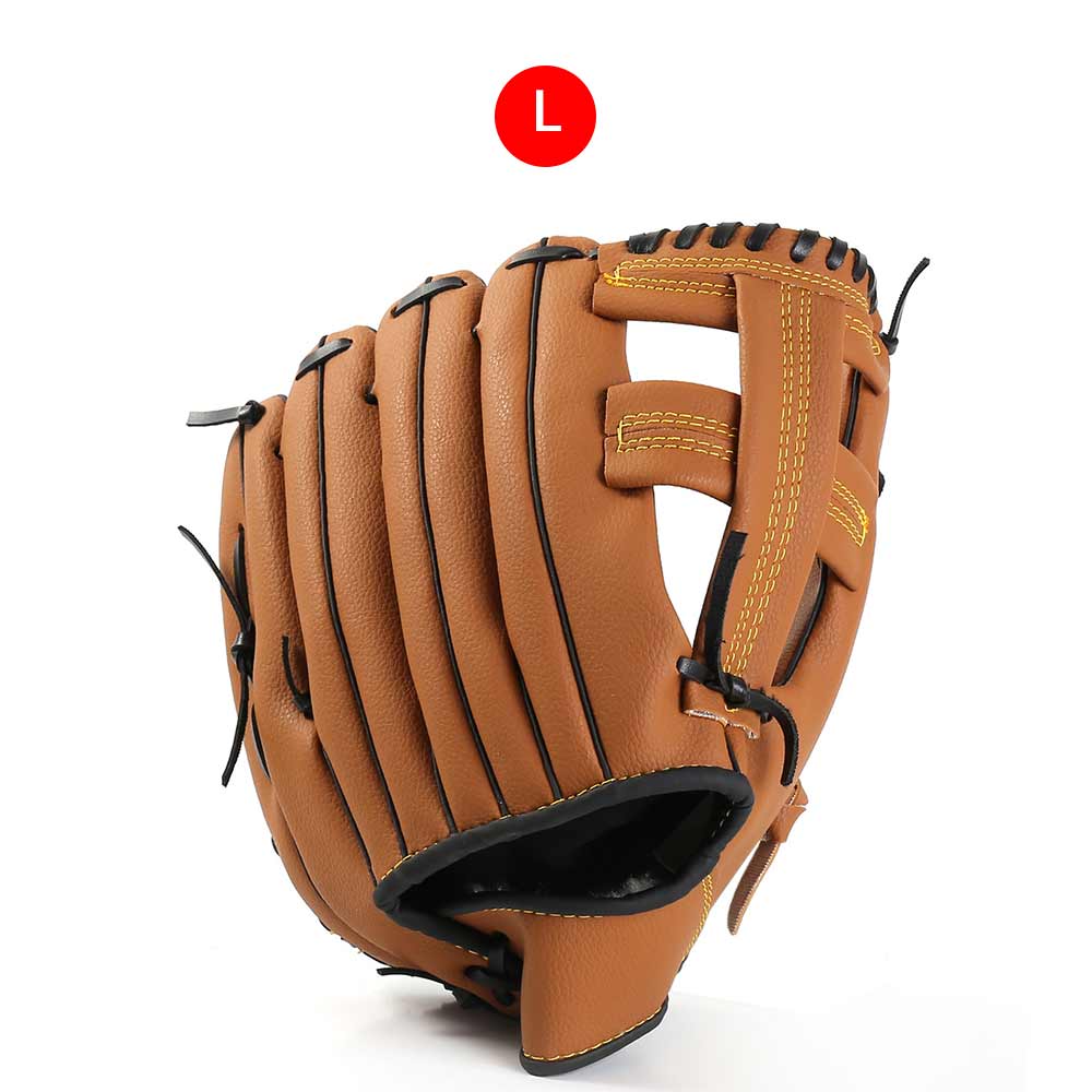 Training Honkbal Handschoenen Outdoor Sport Volwassen Praktijk Softbal Handschoenen Sport Apparatuur Voor Volwassen Man Vrouw Kinderen Training: L