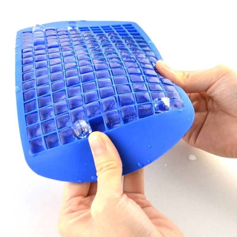 DIY Portable Ice Tray Fruit Ice storage Cubes Maker Small Ice Cube Mold Square Shape Kitchen Accessories