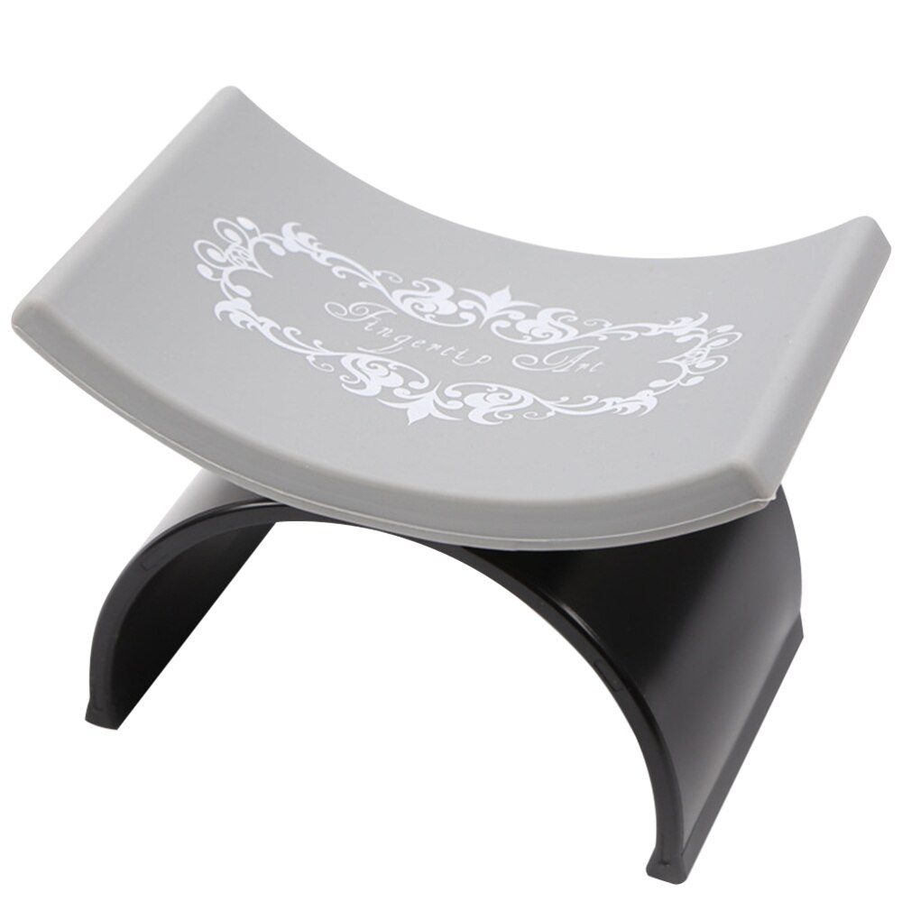 1Pc Nail Hand Kussen U-vorm Kussen Kussen Nail Tool Verwijderbare Manicure Gereedschap: Black