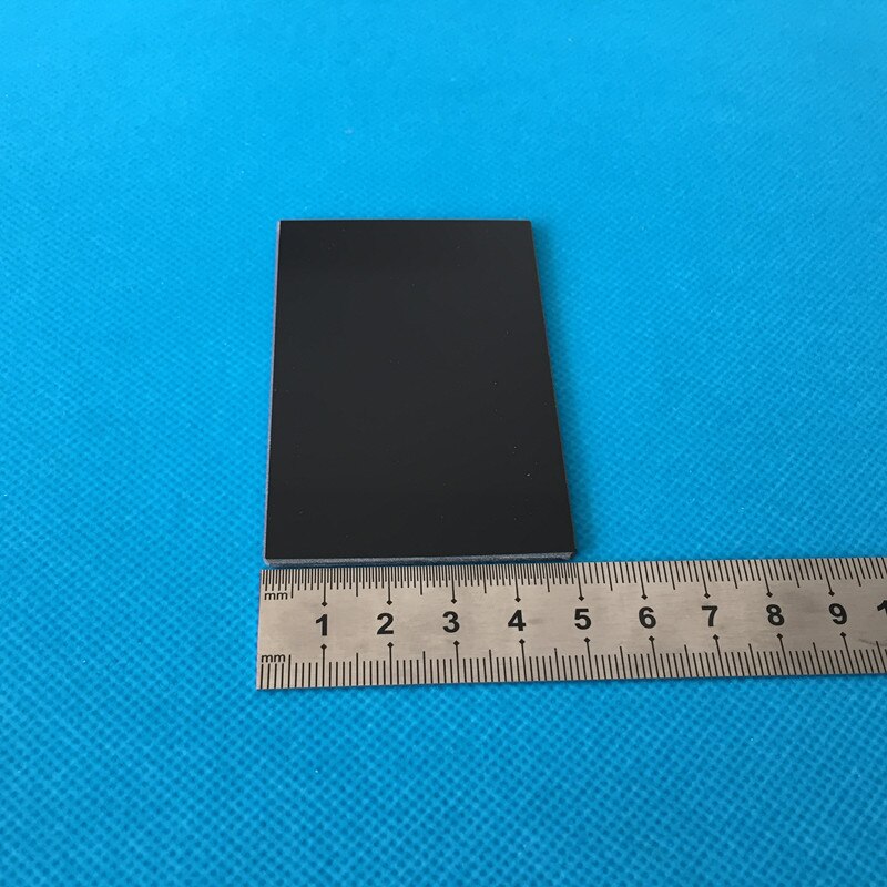 50*75*2.0MM ZWB2 UG1 UV Pass Filter Glass lens for 365nm light source