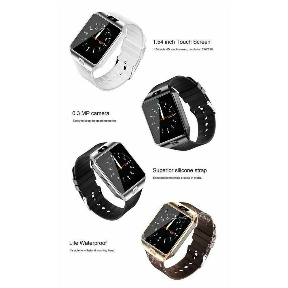 Smart Horloge DZ09 Smartwatch Stappenteller Klok Met Sim-kaart Slot Push Bericht Bluetooth Connectiviteit Android Telefoon Mannen Horloge