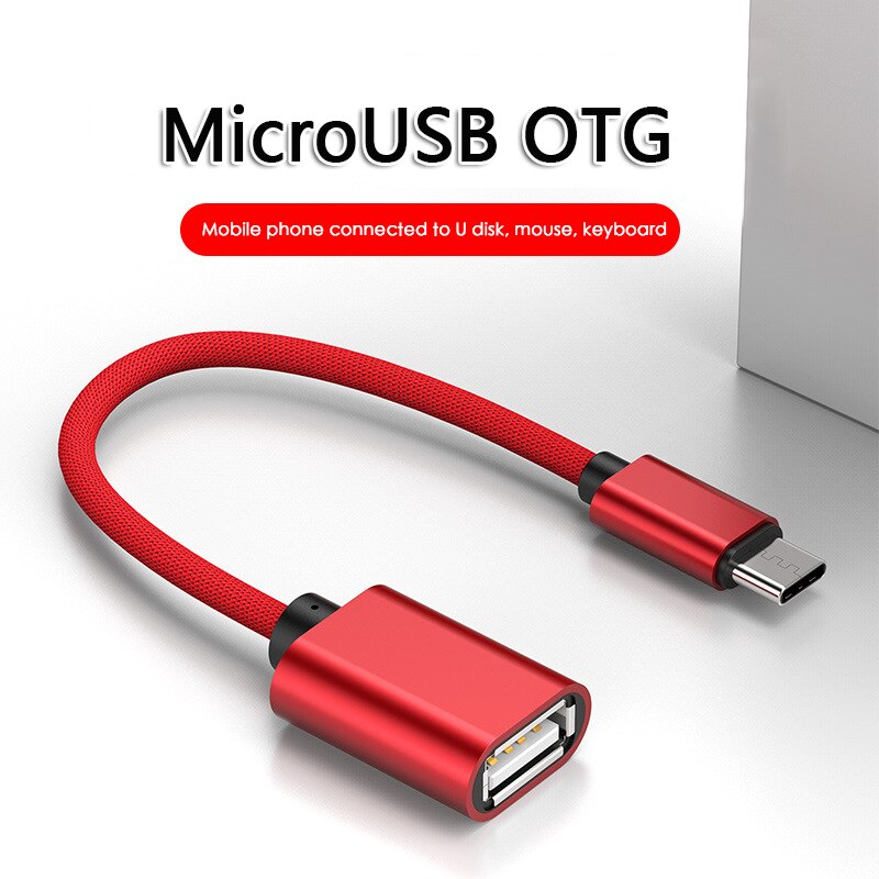 Otg Adapter Micro Usb Kabels Otg Usb Kabel Micro Usb Naar Usb Voor Samsung Lg Sony Xiaomi Android Telefoon Voor flash Drive Converters