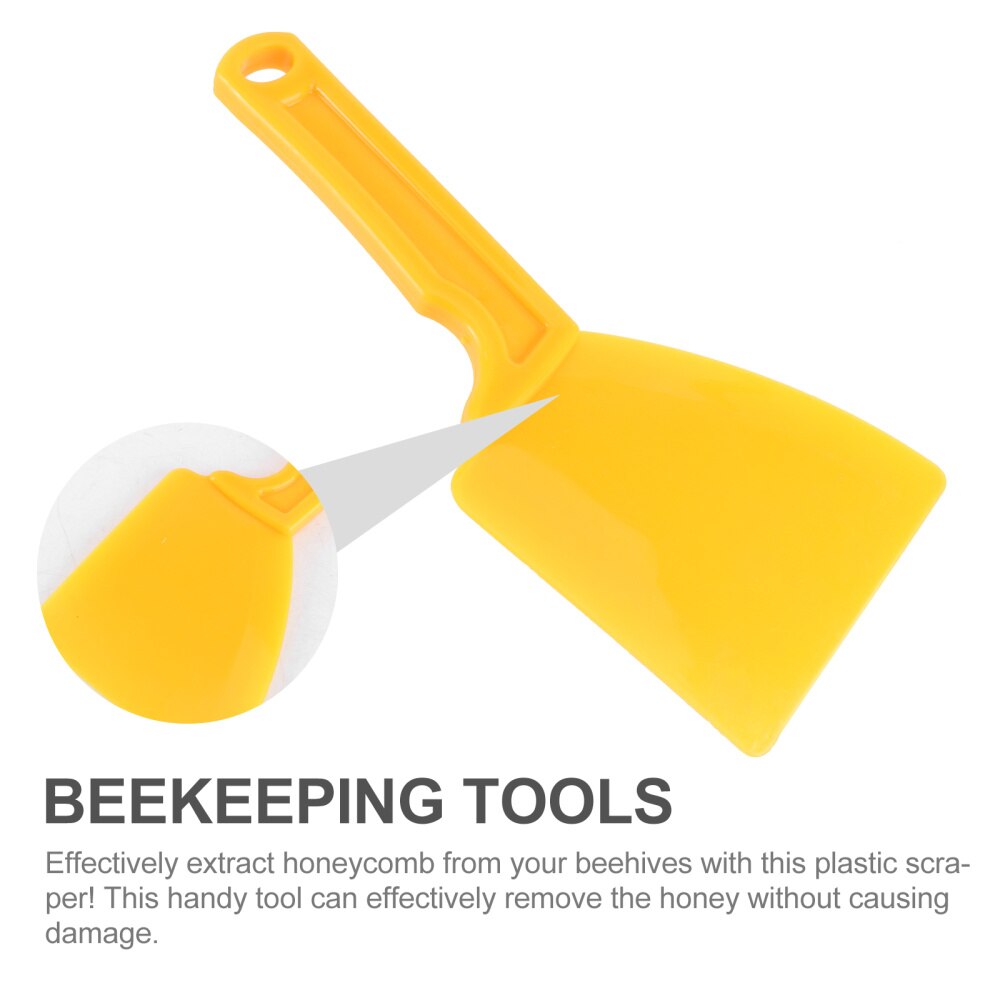 1Pc Honey Scraping Tool Honey Collector Beekeeping Tool Honey Extractor (Yellow)