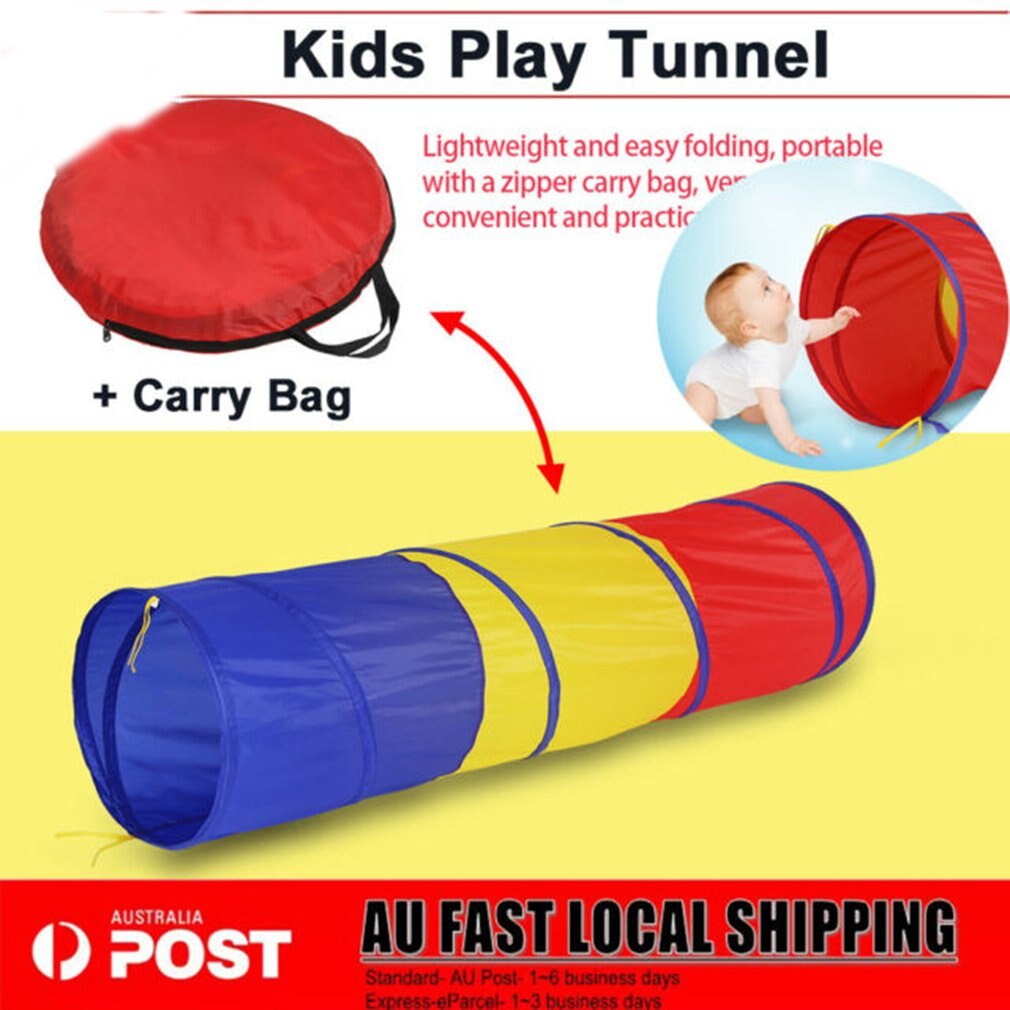 180X48CM Toys Tent For Kids Animal Pop Up Crawl Tunnel Tube Play Tent Indoors/outdoors Garden Game Infant Drill Climbing Puzzle