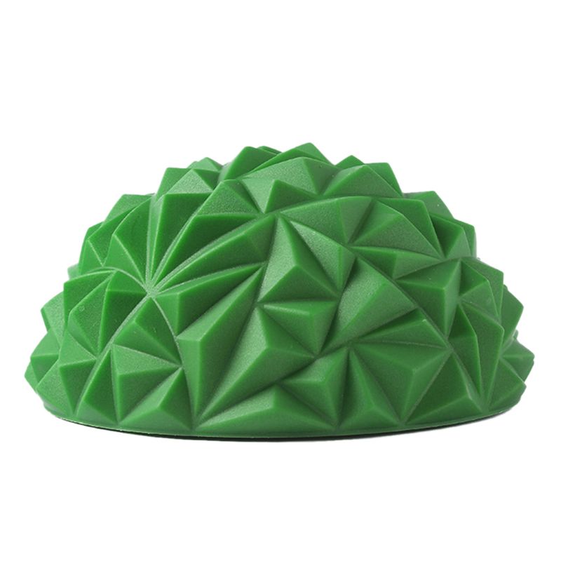 Media pelota para Yoga, equipo de Fitness físico, pelota de equilibrio de ejercicio para gimnasio Pilates: green