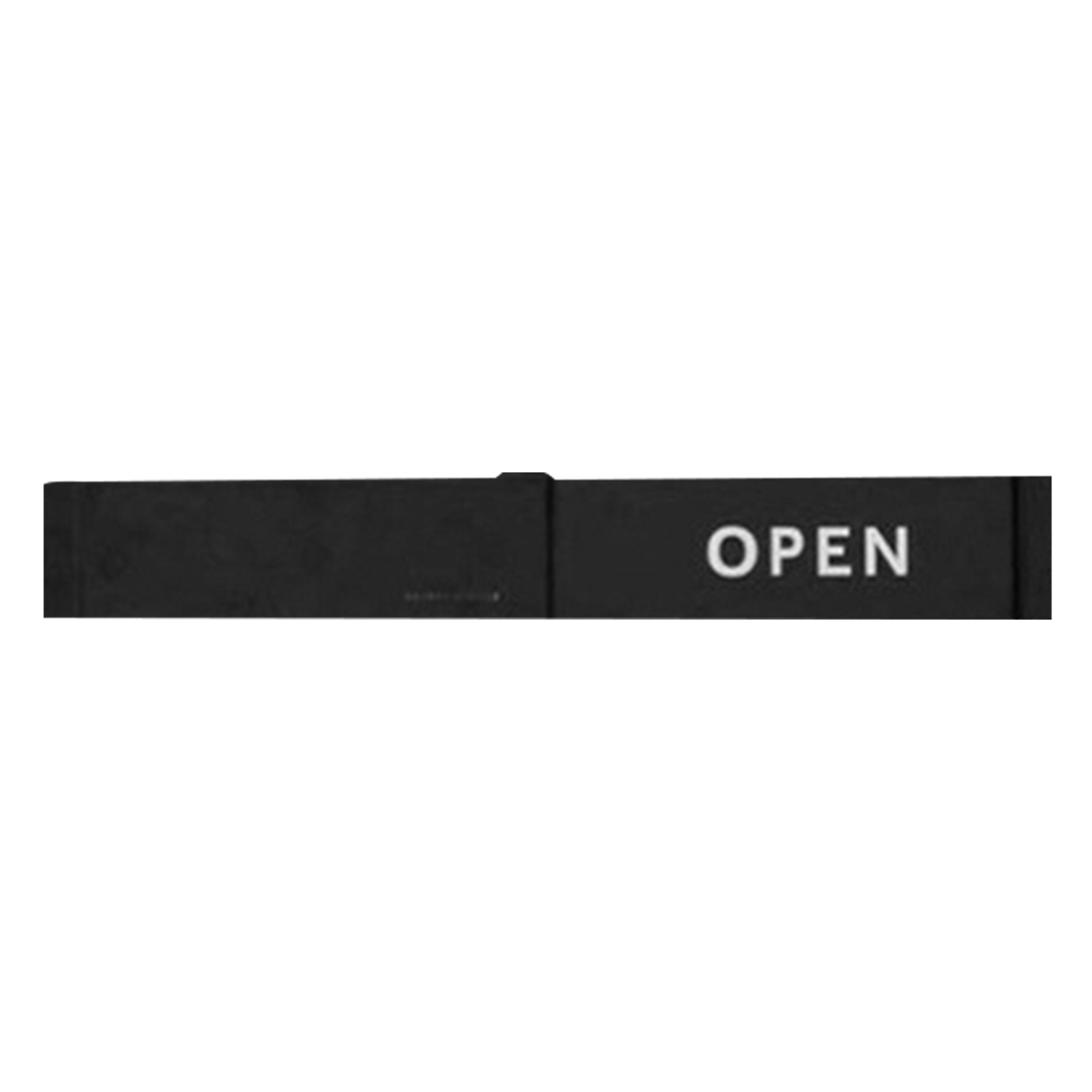 Panneau ouvert/fermé pour entrée de magasin, panneau d'affichage robuste et facile à lire pour magasin: WHITE