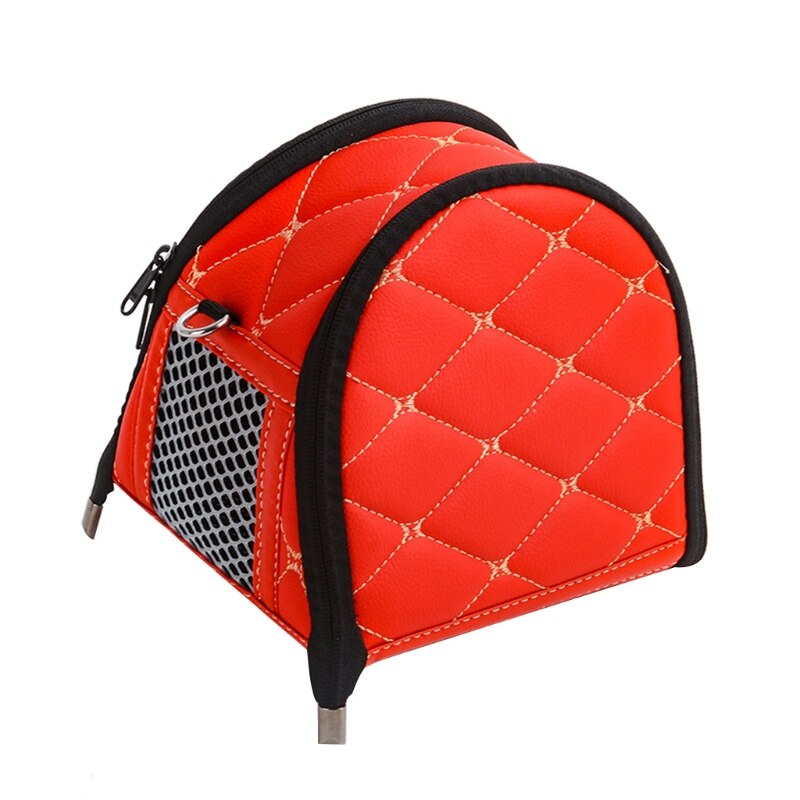 Sac de transport pour Hamster, Portable, respirant, sac à dos réglable, sangle d'épaule, hérisson, planeur de sucre, sac de voyage à gerbille: SCARLET