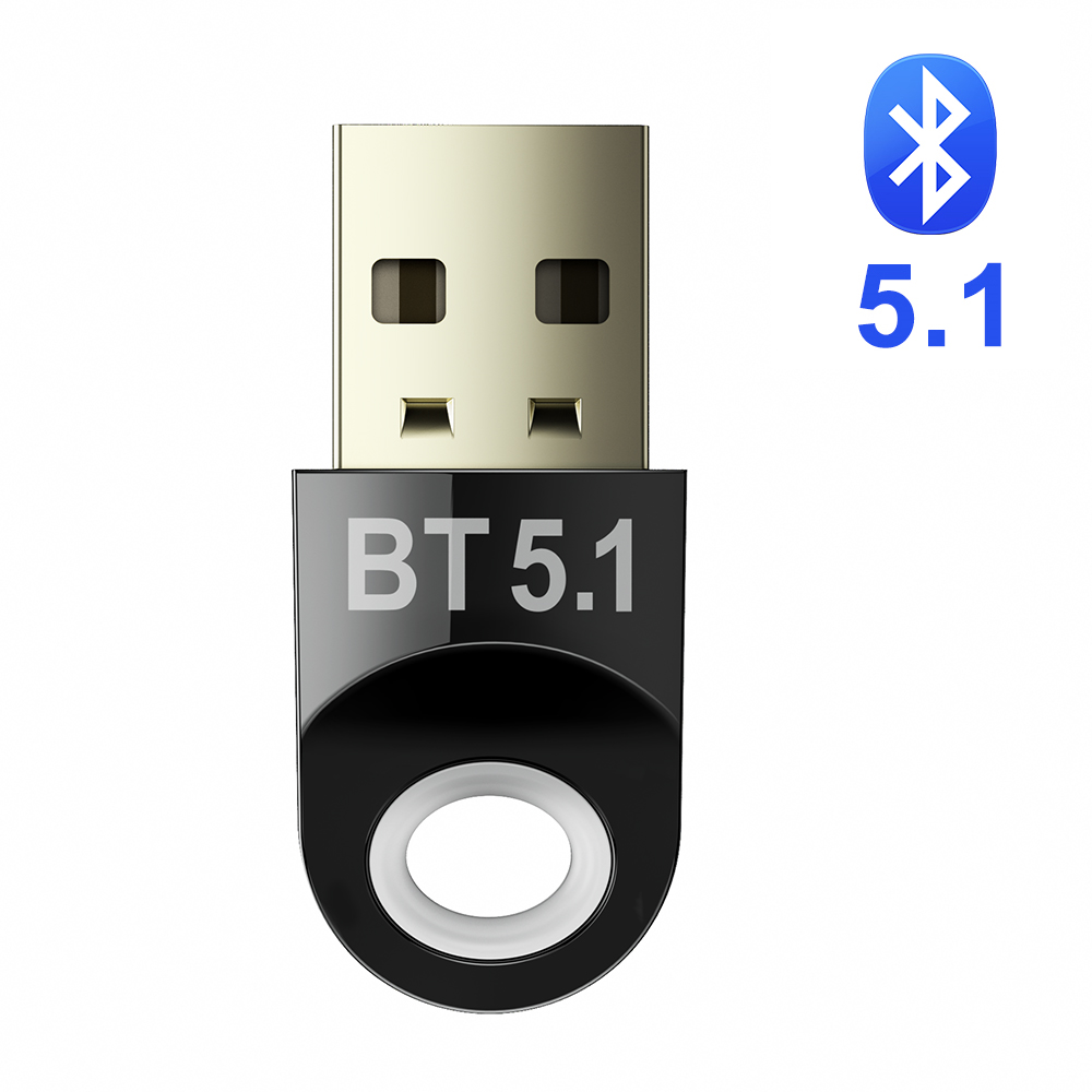 Adaptateur USB Bluetooth pour PC 5.1 5.0, Dongle Bluetooth 5 0, Module récepteur de clé, émetteur BT, récepteur Audio pour ordinateur: Default Title