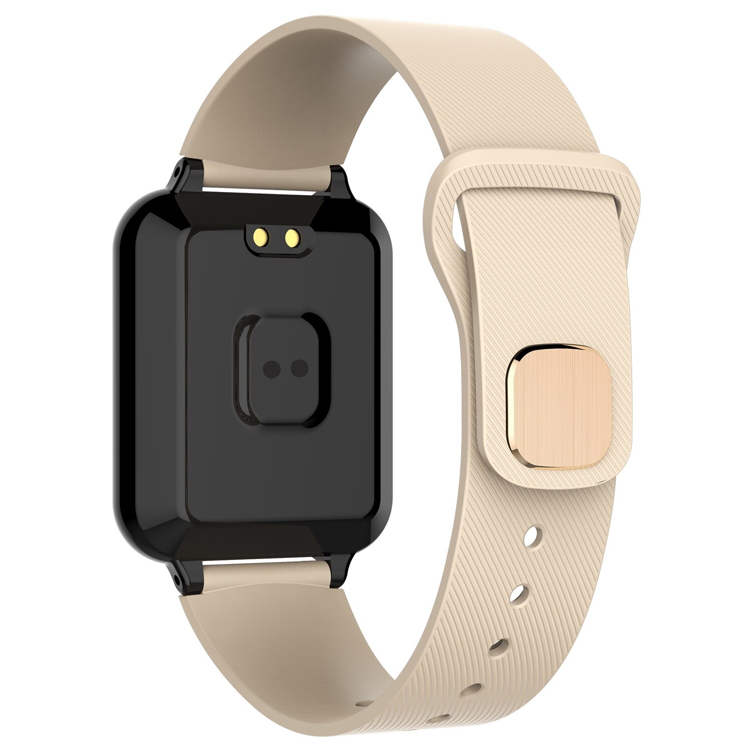 B57 Clever Uhr wasserdicht Herz Bewertung Monitor blutdruck mehrere Sport modus smartwatch frauen tragbare uhr männer Clever uhr: B Gold