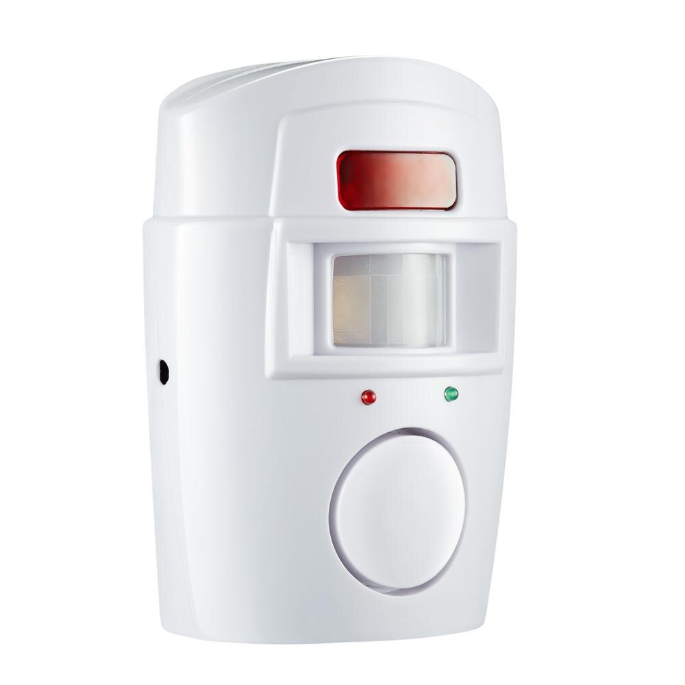 105db hjemmesikkerhed fjernbetjening pir mp alarm infrarød sensor tyverisikring bevægelsesdetektor alarmmonitor trådløst alarmsystem +2