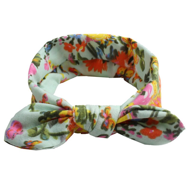 Kinderen Print Cross Hoofddoek Bandage Hoofdband Multi-Stijl Meisje Zomer Wassen Haar Accessoires Kleine Verse Mode Hoofdtooi: 07