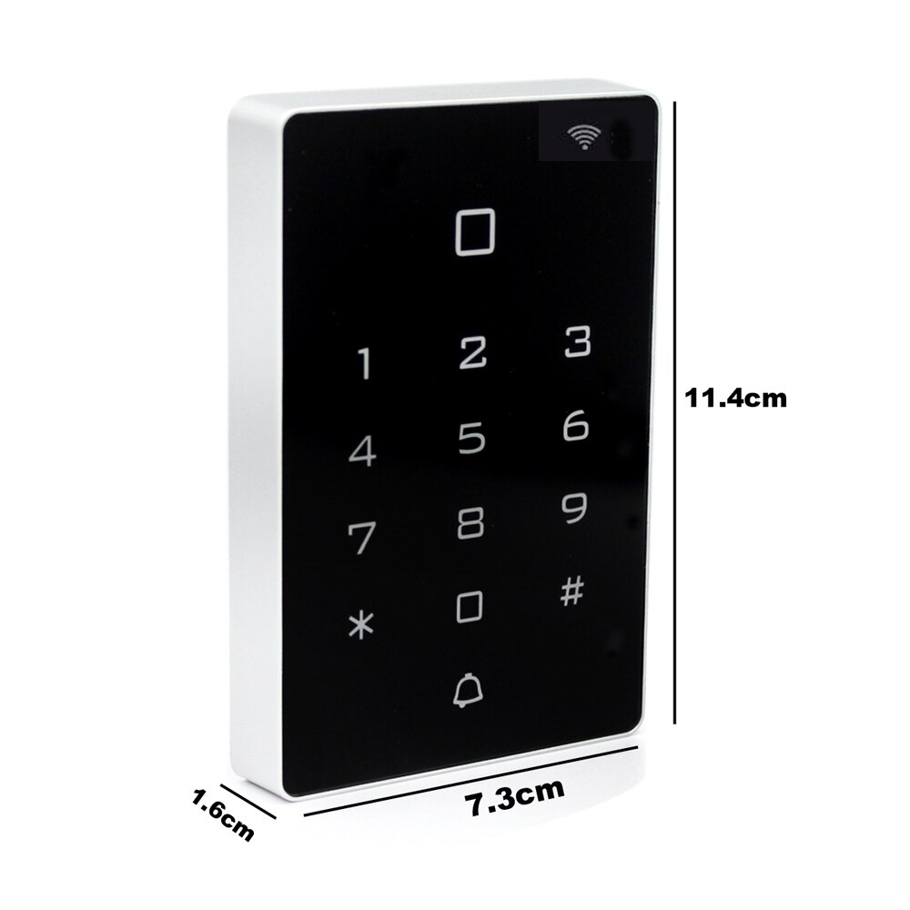 Tuya App Wifi Access Control Keypad 125khz 13.6Mhz RFID Card Access Controller wiegand 26 2000 User IP67 Waterproof