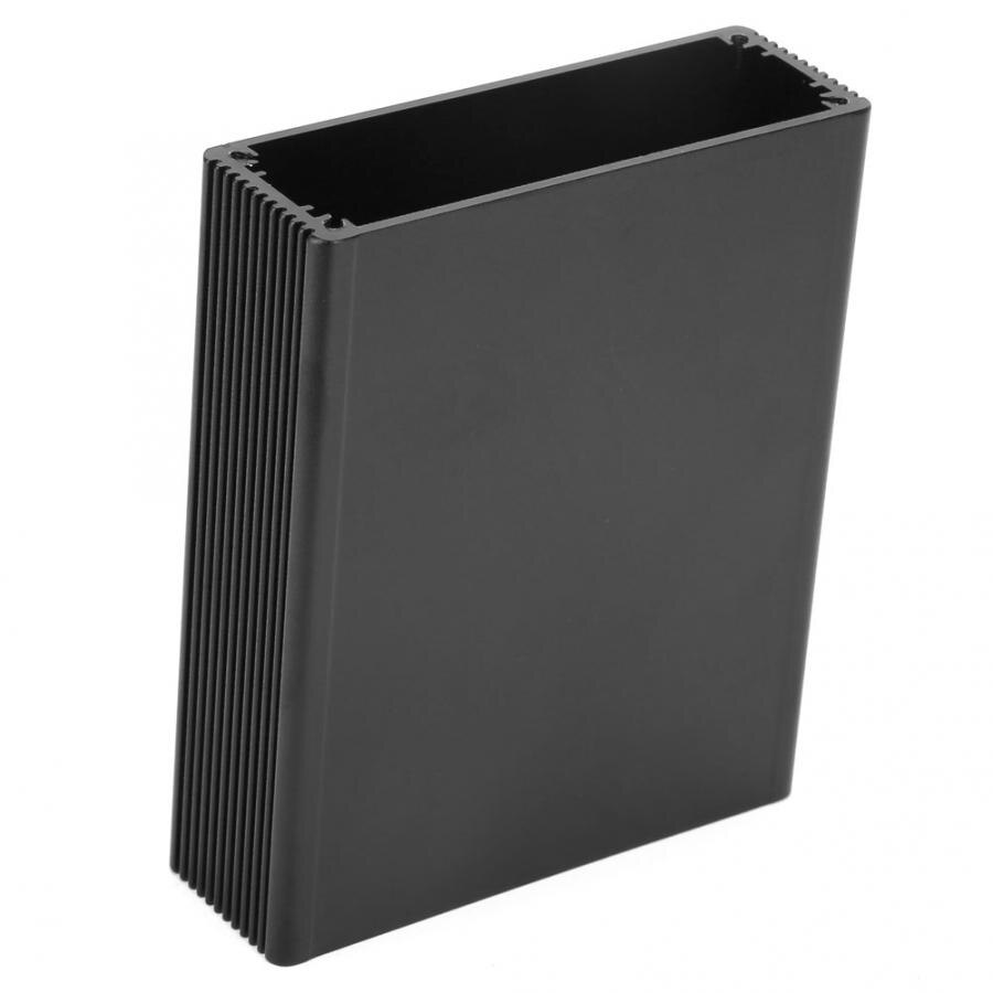 Boîte électronique En Aluminium 80x50x20mm - Pour Projets DIY, Circuits PCB, Dissipation Thermique - Noire