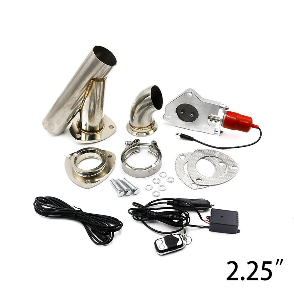 Exhaust Dual Valve Electric Y Pipe E-Cut Out Catback with Remote Control Muffler Car Accessories