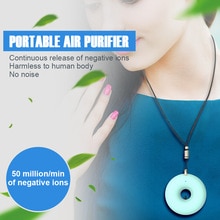 Draagbare Luchtreiniger Mini Hals Opknoping Negatieve Ionen Luchtreiniger Wearable Luchtreiniger Voor Kids Volwassenen Snelle Levering
