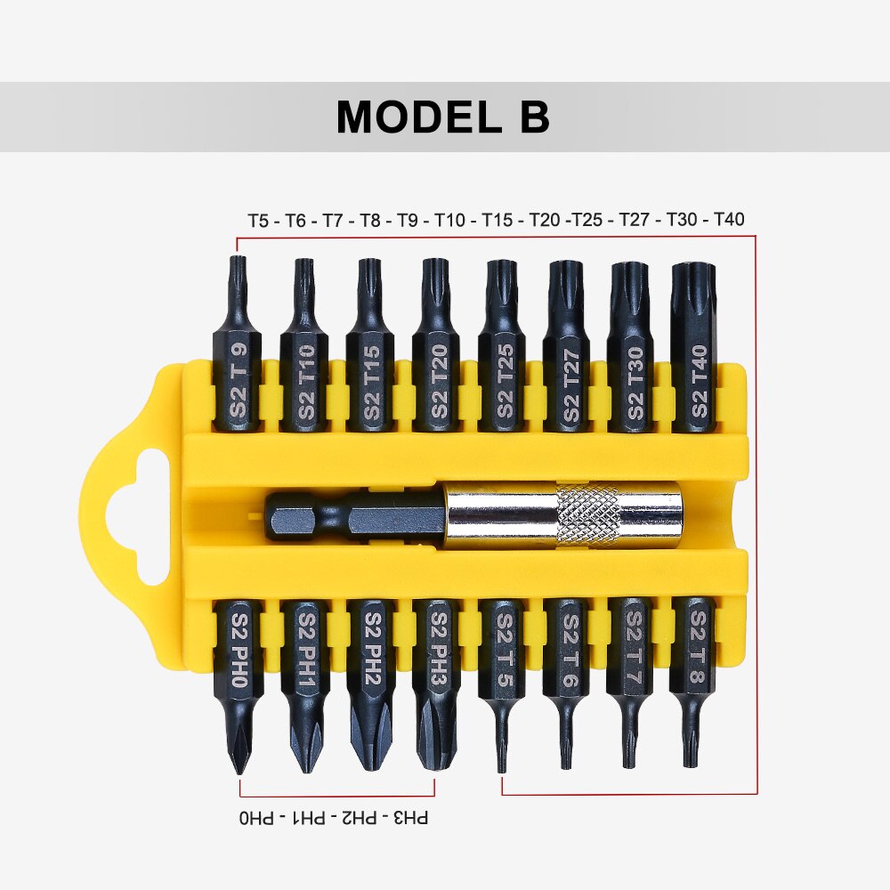 DEKO PT003 17pcs Security Tamper Proof Torx Hex St... – Grandado