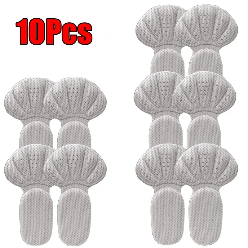 Pegatinas para el talón, zapatillas, Protector del talón, almohadillas para los pies, alivio del dolor, reductor de tamaño, plantillas antideslizantes para zapatos, almohadilla para el cuidado de los pies en forma de T, empuñaduras para el talón: Rojo