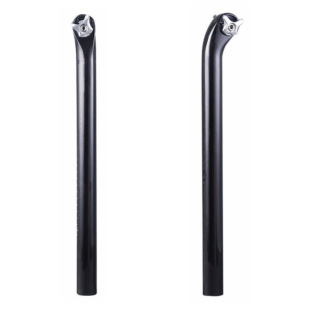 Glossy UD Carbon Fibre Bicycle Seat Post Cycling SeatPost Bike Seat Tube Parts Diameter 27.2mm 30.8mm 31.6mm Angle 5/20 Degrees