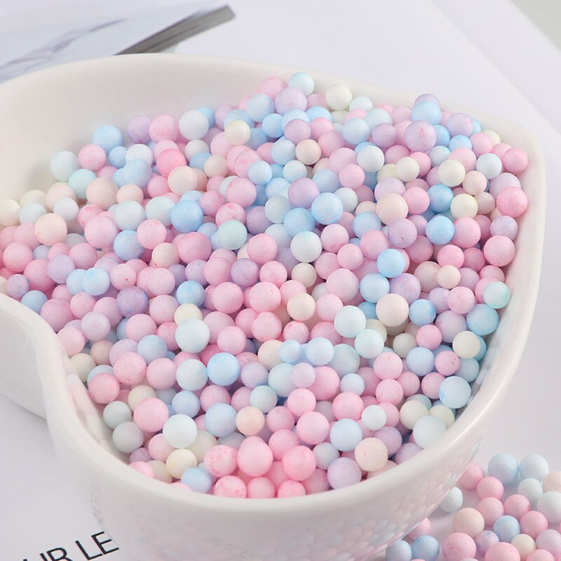 2-3.5Cm 1Pack Sneeuw Slijm Ballen Accessoires Schuim Additieven Slimes Kralen Alle Voor Slime Foam Filler Charms klei Diy Craft Leveranties