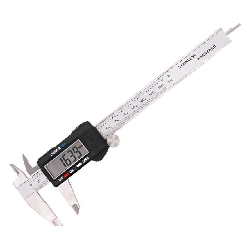 0-100mm 0-150mm Digital Caliper Measuring Instrument LCD Display Electronic Vernier Caliper Gauge Micrometer Measuring Tool