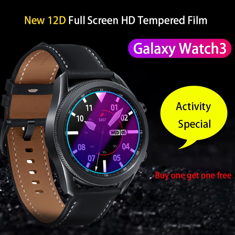 Gehard Glas Screen Protector Film Voor Samsung Galaxy Horloge 3 Scratch-Proof En Explosieveilige Gehard Glas