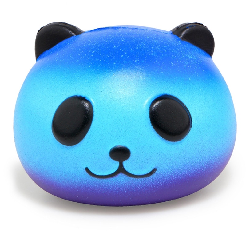 Jumbo Squishy Kleurrijke Galaxy Panda Leuke Langzaam Stijgende Stress Reliever Zachte Squeeze Speelgoed PU Brood Geurende Xmas Fun voor kid