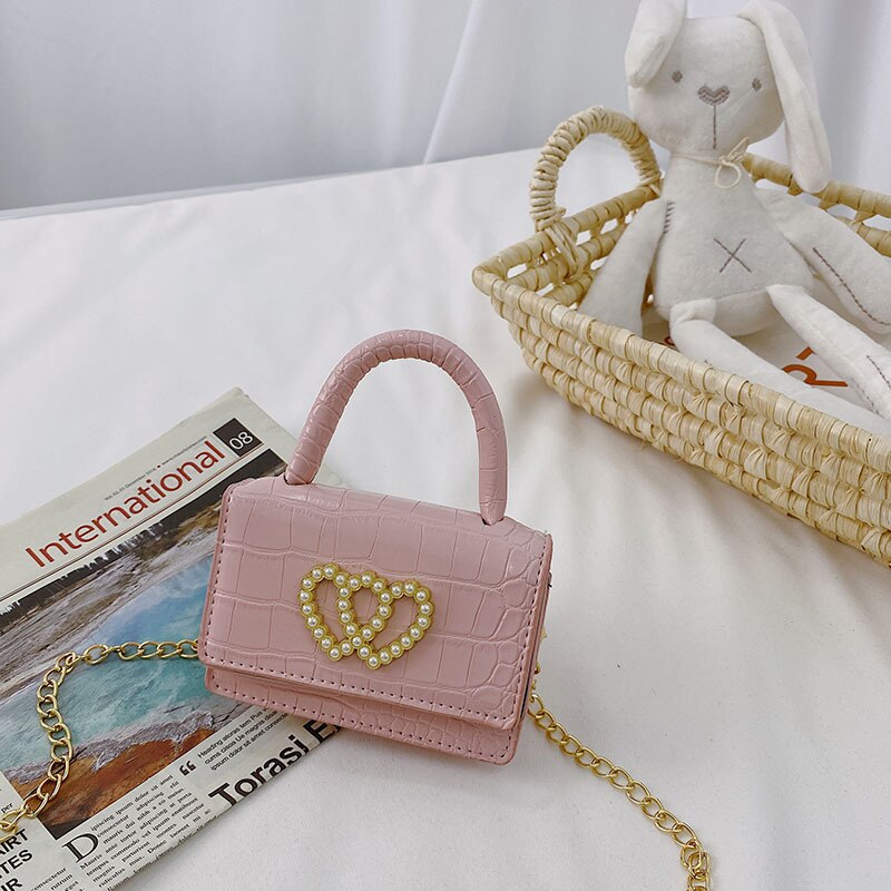 Kids Portemonnees En Handtassen Mini Crossbody Leuke Baby Meisjes Kleine Coin Pouch Peuter Party Hand Tassen Tote: Roze