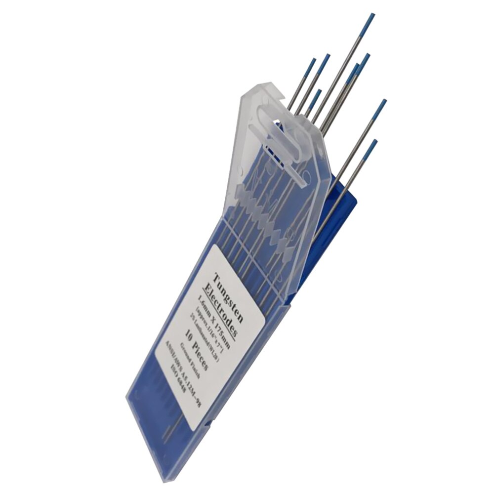 10pcs/1 Bag TIG Welding Tungsten Electrodes 2% Lanthanated WL20 Tungsten Electrode Welding Rods (1.0MM x150MM): Silver 3