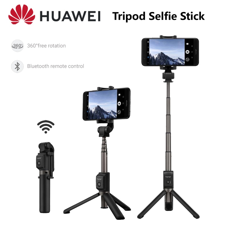 Huawei Statief Selfie Stok Draagbare Draadloze Bluetooth Camera Shutter Bluetooth3.0 Handheld Voor Xiaomi Smartphone