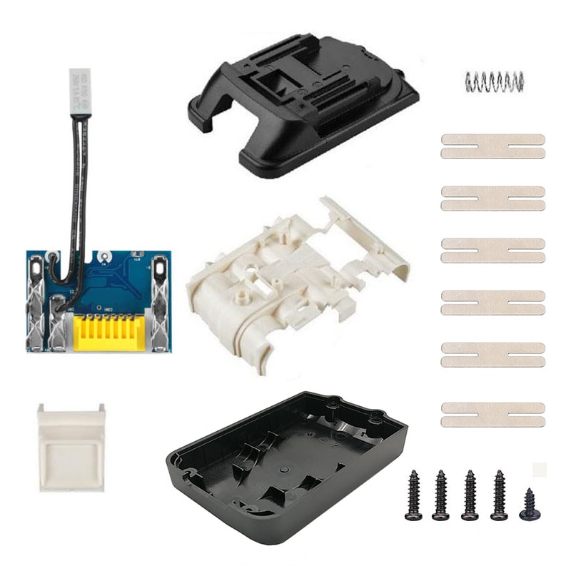 dawupine BL1815 Battery Plastic Case (no battery cell) Charging Protection Circuit Board For MAKITA 18V 1.5Ah 2Ah BL1815 BL1830