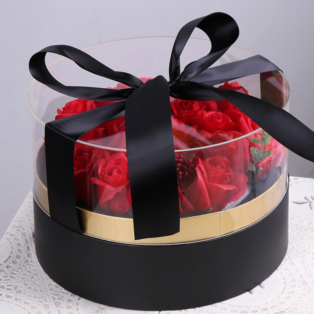 Preserved Flower Box Flower Box Bouquet Packaging Box with Window
