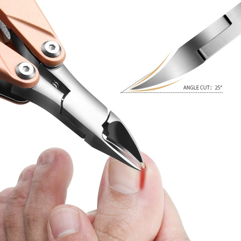 Pince Coupe-ongles Pédicure MEDSPO - Acier Inoxydable, Manuel, Pour Ongles D'orteils - Neuf